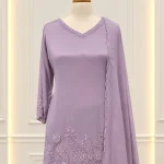 Tissue with Embellished neckline with sequins and beadwork